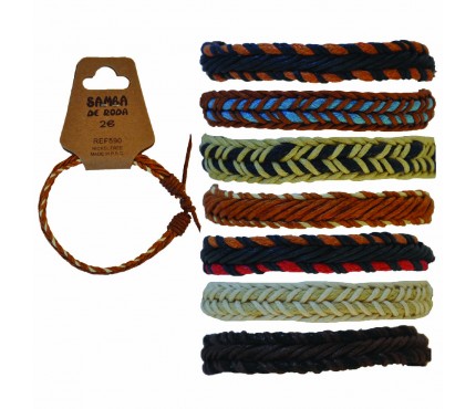 D-618 - Lot de 50 bracelets coton ethniques